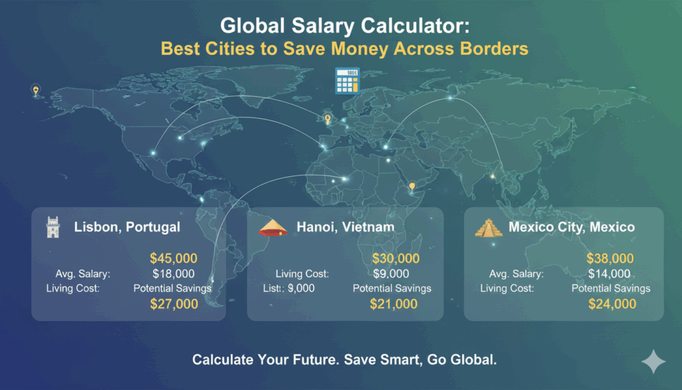 Global Salary Calculator: Best Cities to Save Money Across Borders