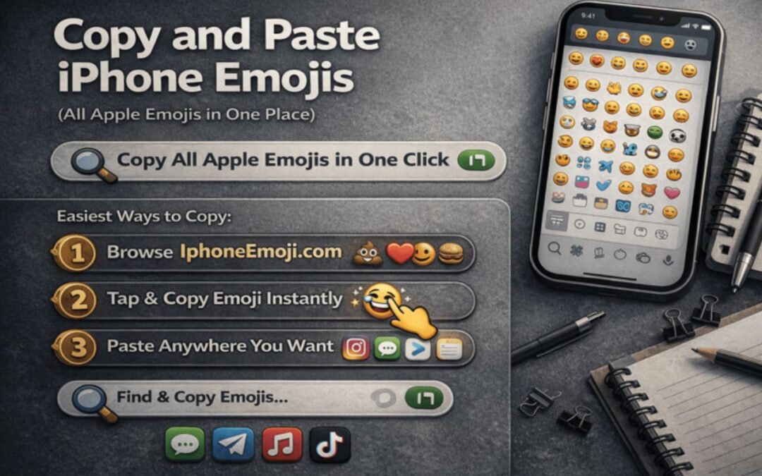 Copy and Paste iPhone Emojis (All Apple Emojis in One Place)