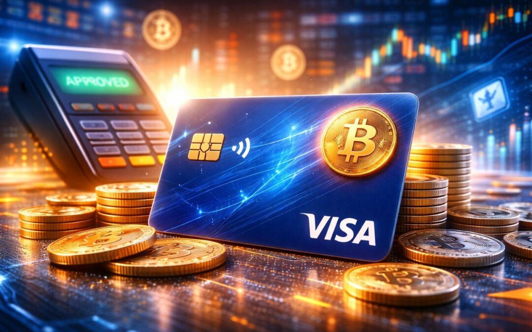Visa-Issued Crypto Card Spending Jumps 525% in 2025