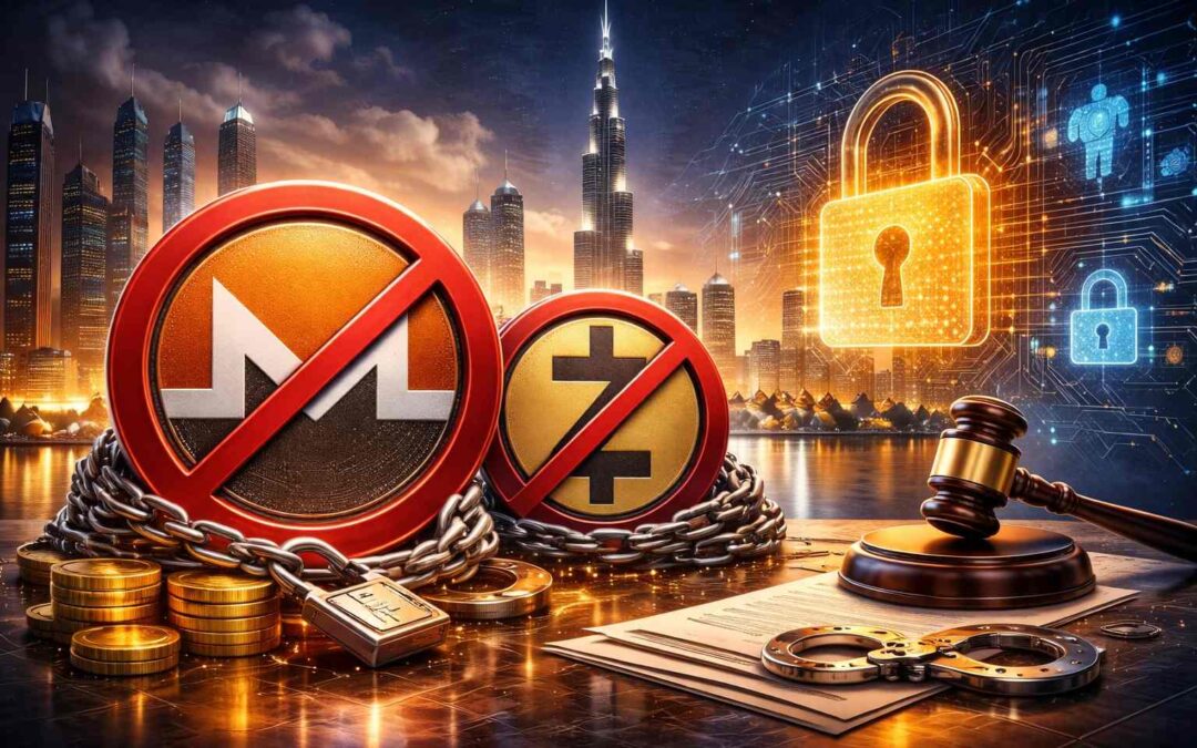 Monero, Zcash Banned by Dubai Regulator as Stablecoin Rules Get Tougher
