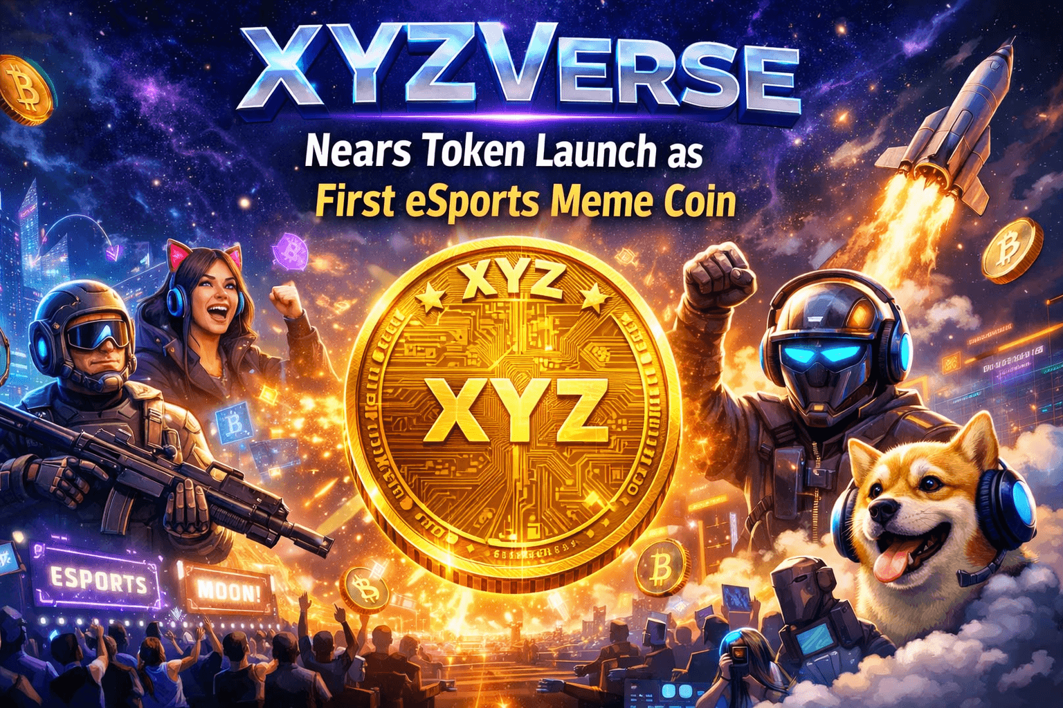XYZVerse Nears Token Launch as Community Buzz Builds Around First eSports  Meme Coin - Trade Brains Crypto