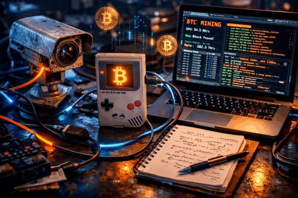 Crypto Tinkerers Turn Toys, Cameras, and Even Paper into Bitcoin Mining Tool. Here’s How