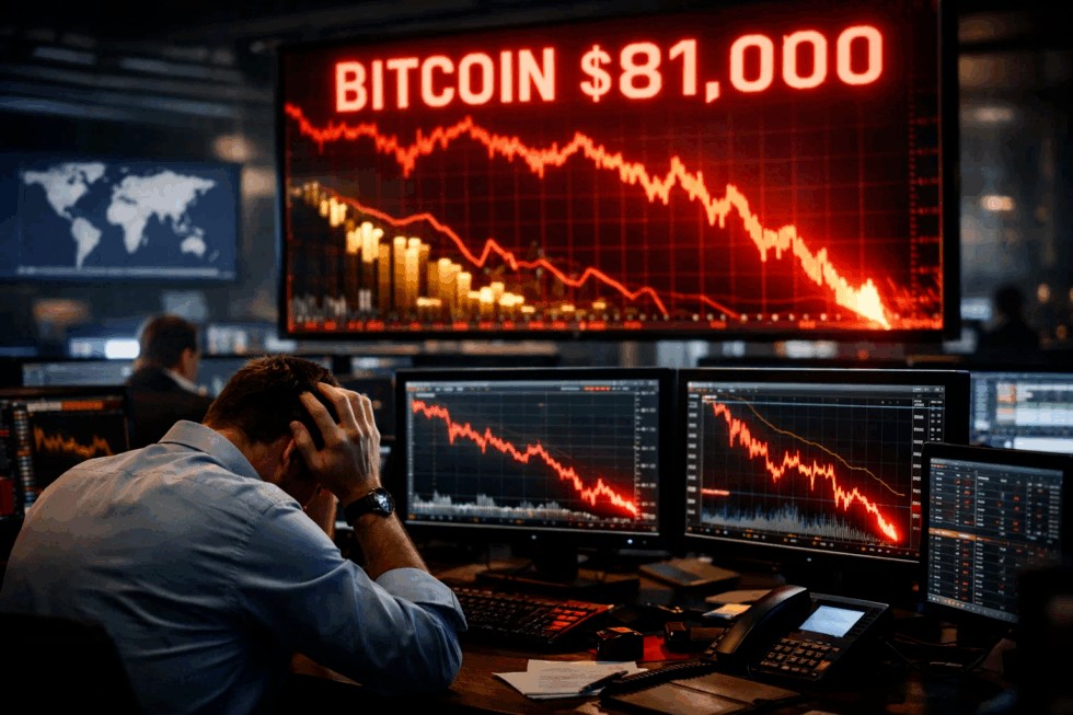 Bitcoin Crashes to $81,000 as Market Turmoil Spreads Across Global Assets