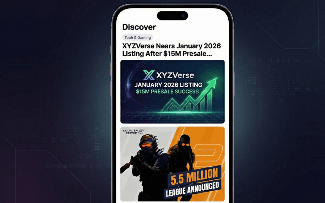 XYZVerse Nears January 2026 Listing After $15M Presale and 5.5 Million Counter-Strike 2 League Announcement