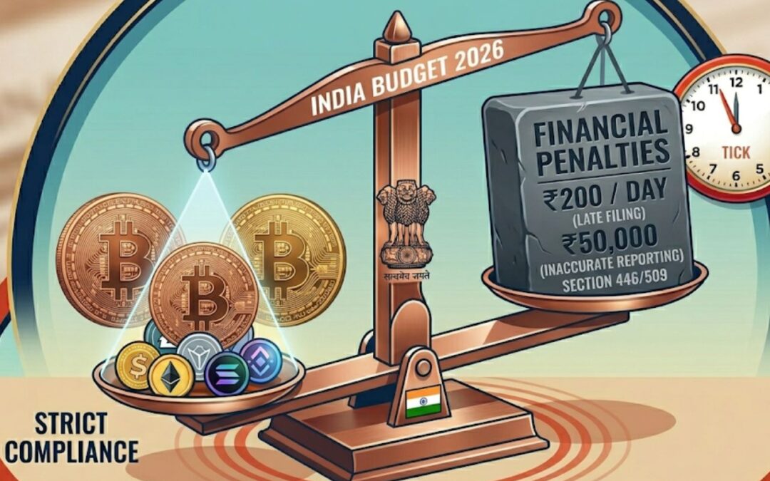 India Budget 2026 Hits Crypto Holders With Big Fines for Misreporting Assets