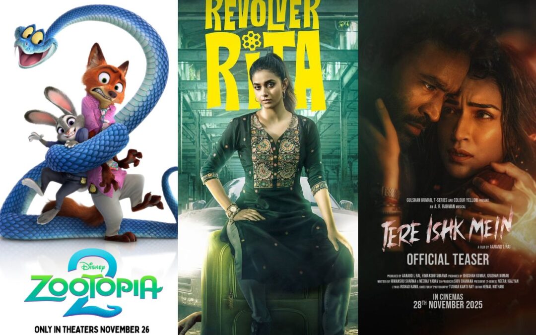 From Zootopia 2 to Revolver Rita: 10 Movies Releasing in Theatres This Week From November 26th