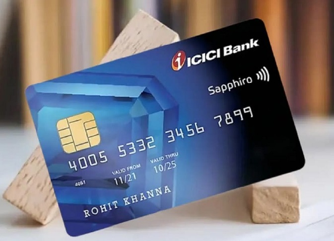 Credit card - ICICI Bank Sapphiro Credit Card - Image