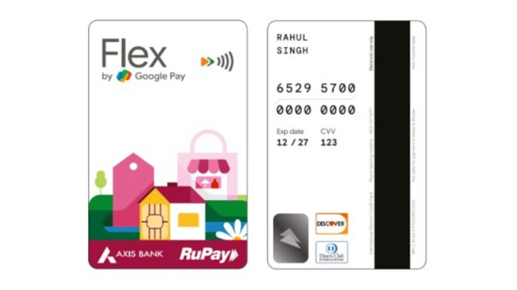 Google Pay Flex Axis Bank Credit Card