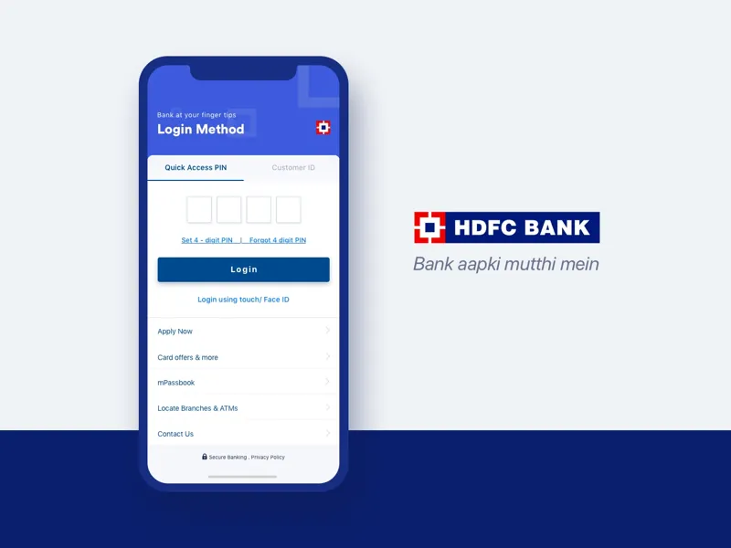 HDFC Mobile Banking - Image