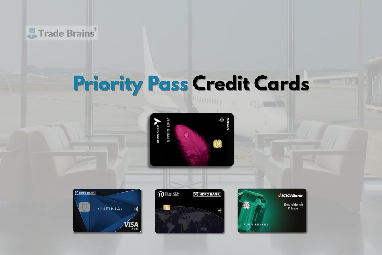 Best 5 Credit Cards in India that Offers 1300+ Global Airport Lounge Access  with Priority Pass Membership