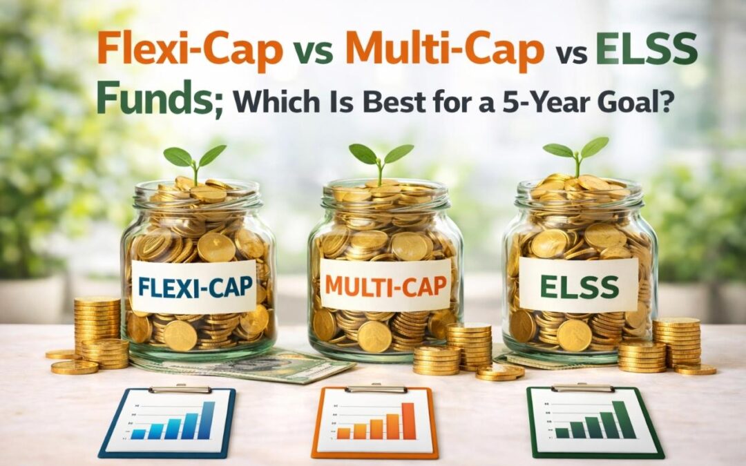 Flexi-Cap vs Multi-Cap vs ELSS: Which Is the Best Investment choice for 5-Year Goal?