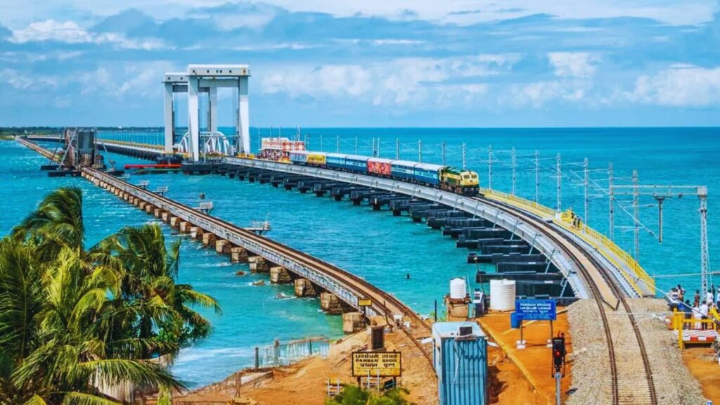 The New Pamban Railway Bridge - Image