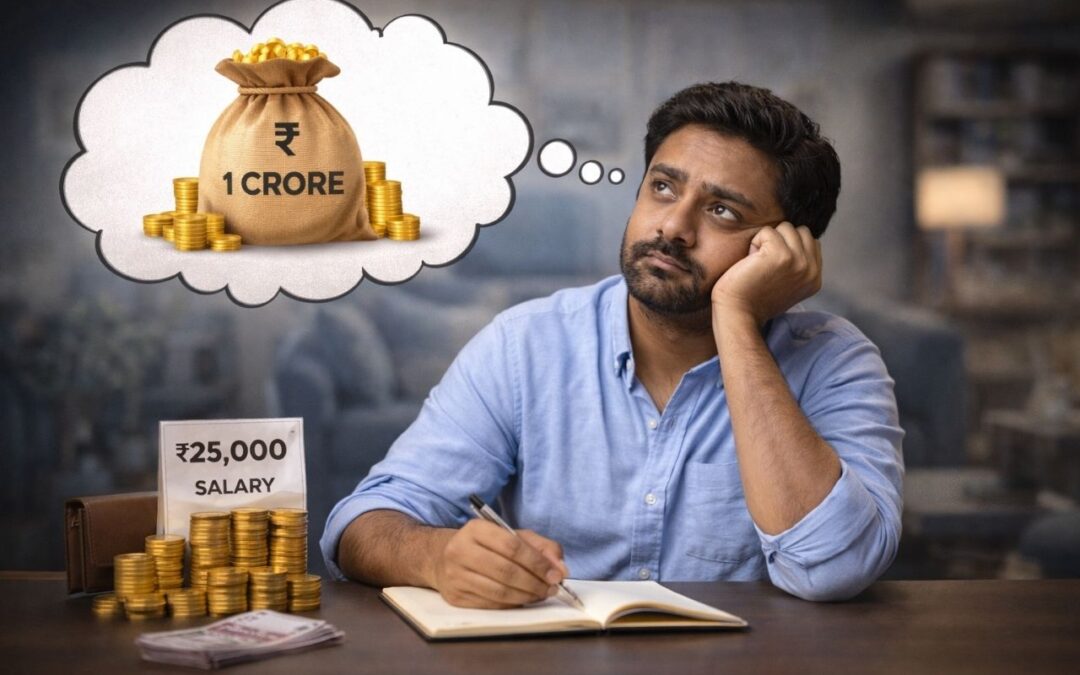 How Many Years Will It Take to Build ₹1 Crore with a ₹25,000 Monthly Salary?