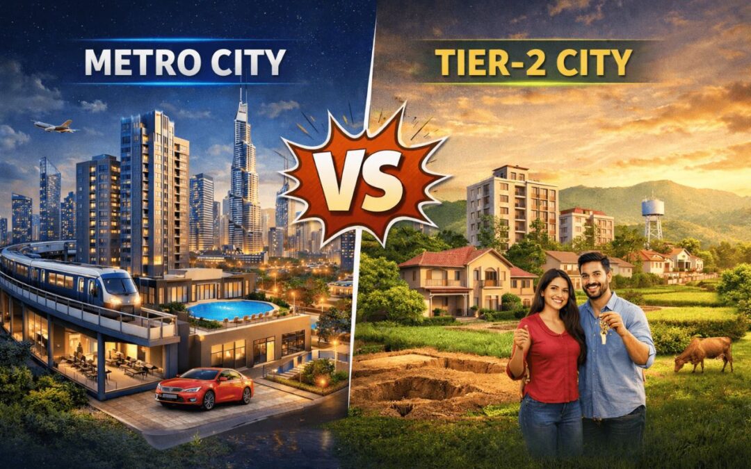 ₹1 Cr Real Estate Investment in Metro vs Tier-2 City: What Will You Get and Which Will Deliver Better Returns?
