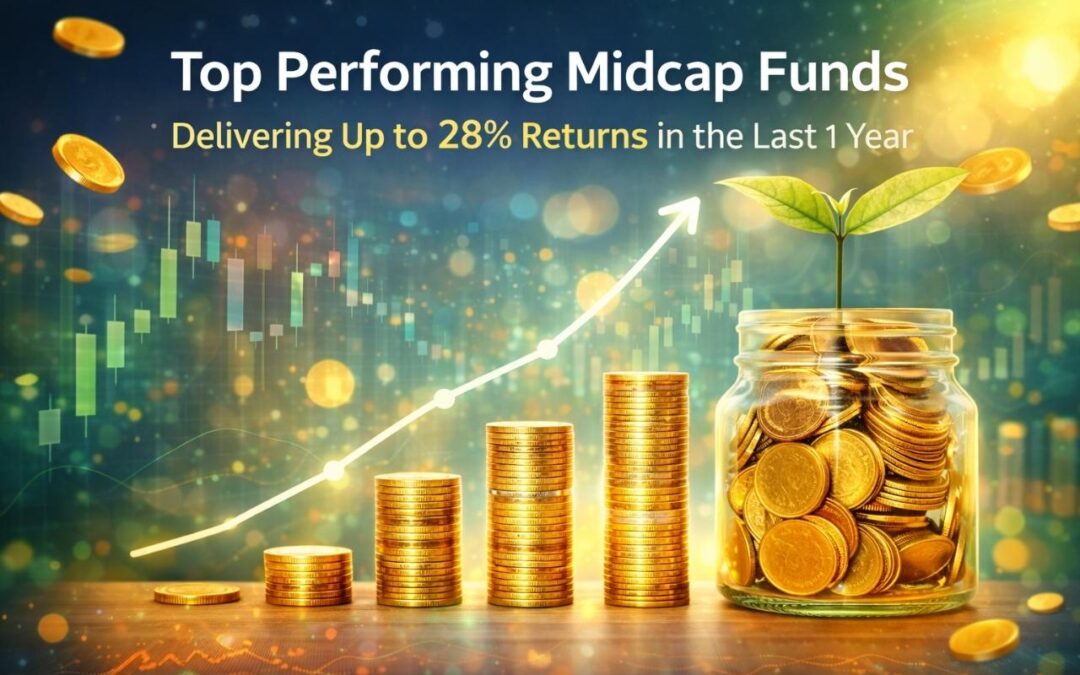 Top Performing Mutual Funds: 5 Midcap Funds That Delivered Up to 28% Returns in 1 Year