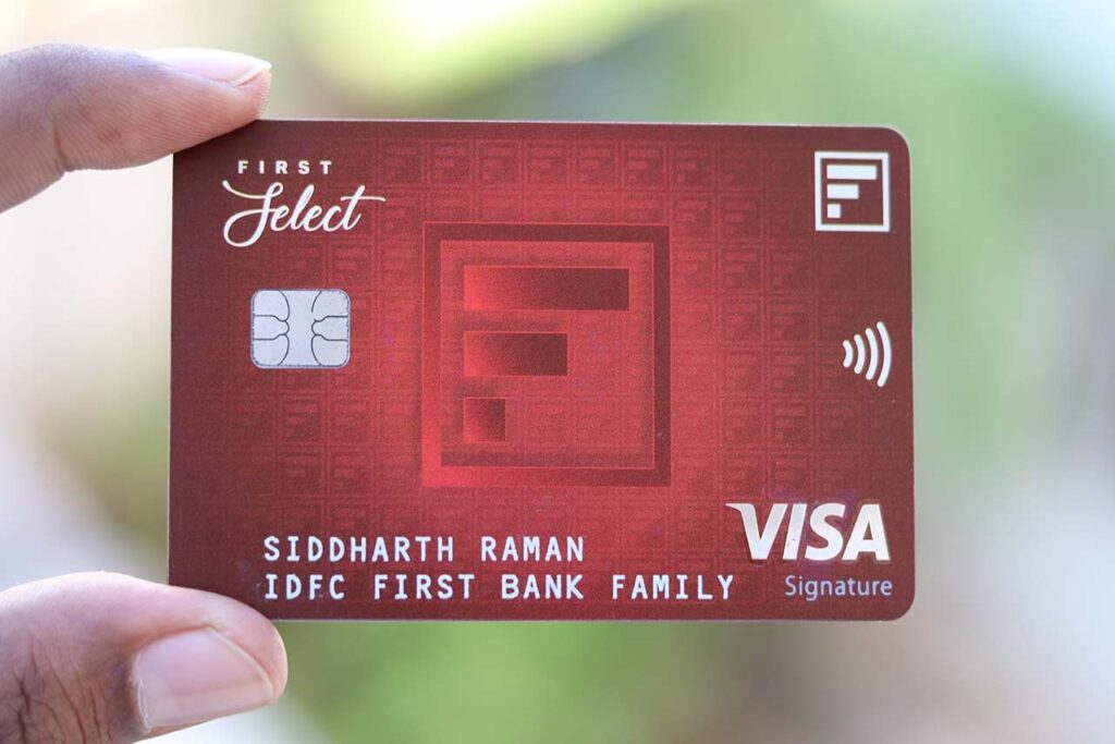 IDFC FIRST select credit card