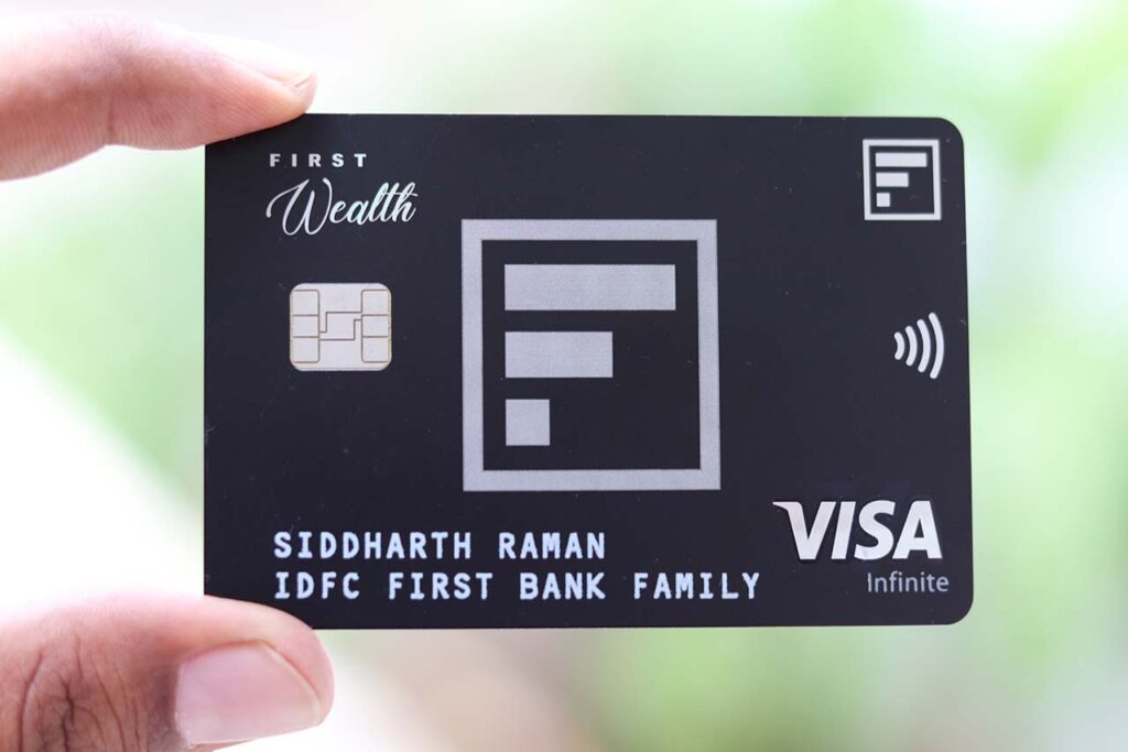 IDFC FIRST wealth credit card