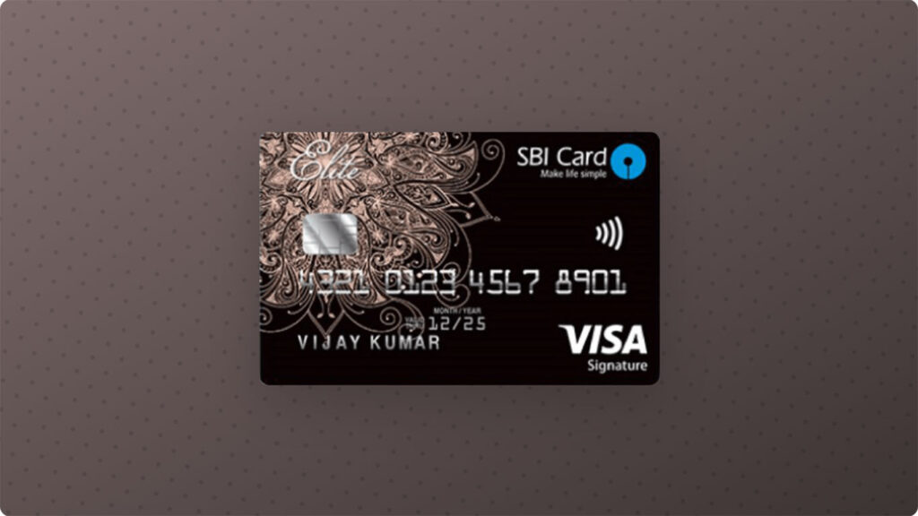 Image: SBI Elite Credit Card