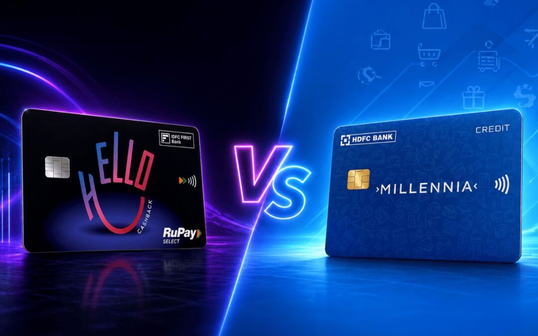 IDFC First Hello Cash Back Credit Card vs HDFC Millennia Credit Card