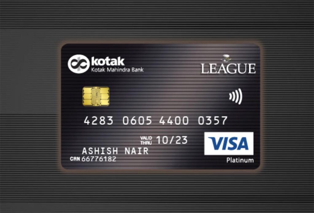 Image: Kotak League Platinum Credit Card