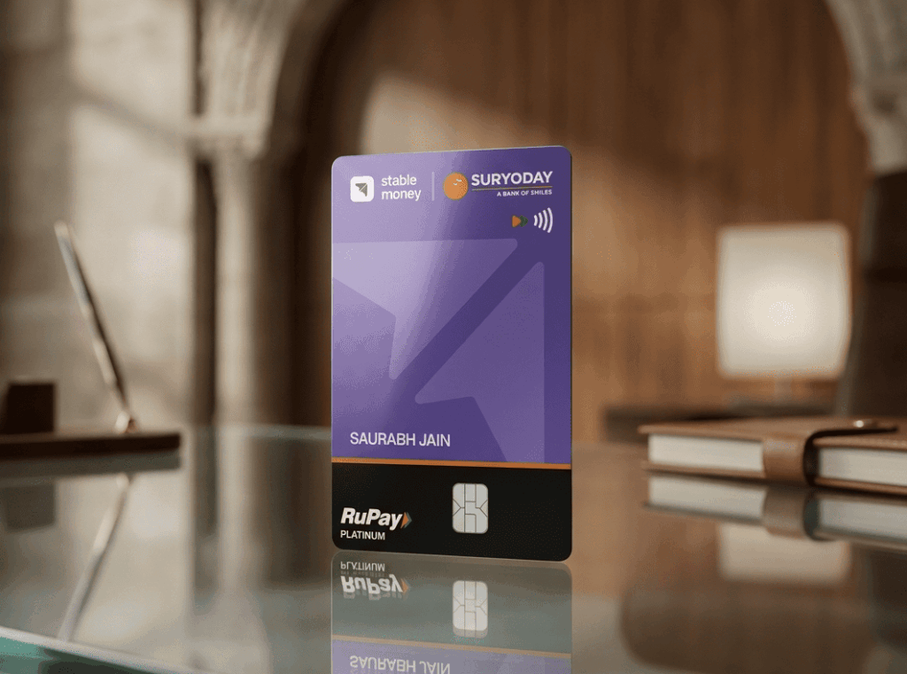 Image: Stable Money Suryoday Bank Credit Card