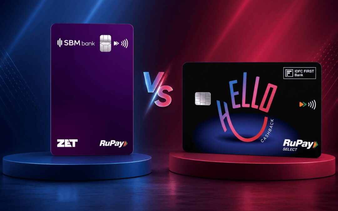 SBM ZET Credit Card vs IDFC FIRST Hello Cashback: One Offers Up to 10% Cashback on Monthly Spends – Which One is It?