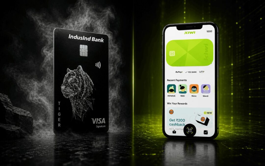 ₹50,000 Spend Strategy: Are Kiwi Credit Card and IndusInd Tiger Card the Best Cashback & Travel Combo?