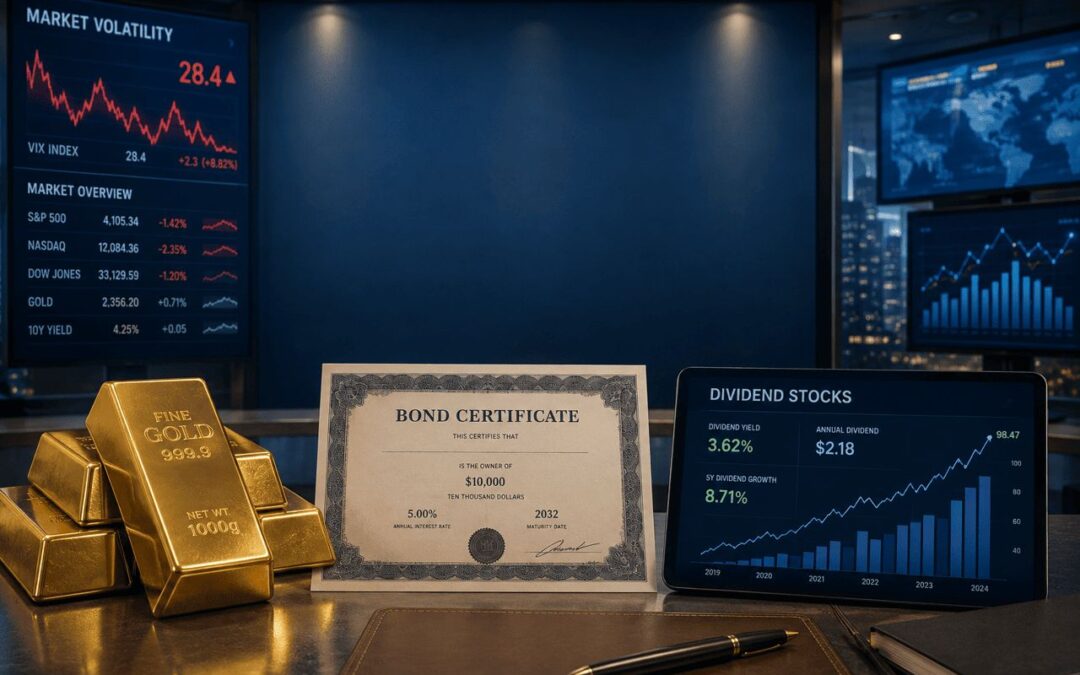 Gold vs Bonds vs Dividend Stocks: Which Investment Can Best Withstand Market Volatility in 2026?