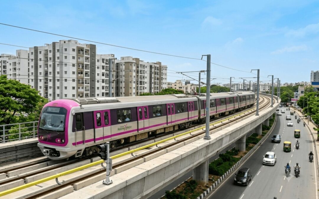 Pink line metro