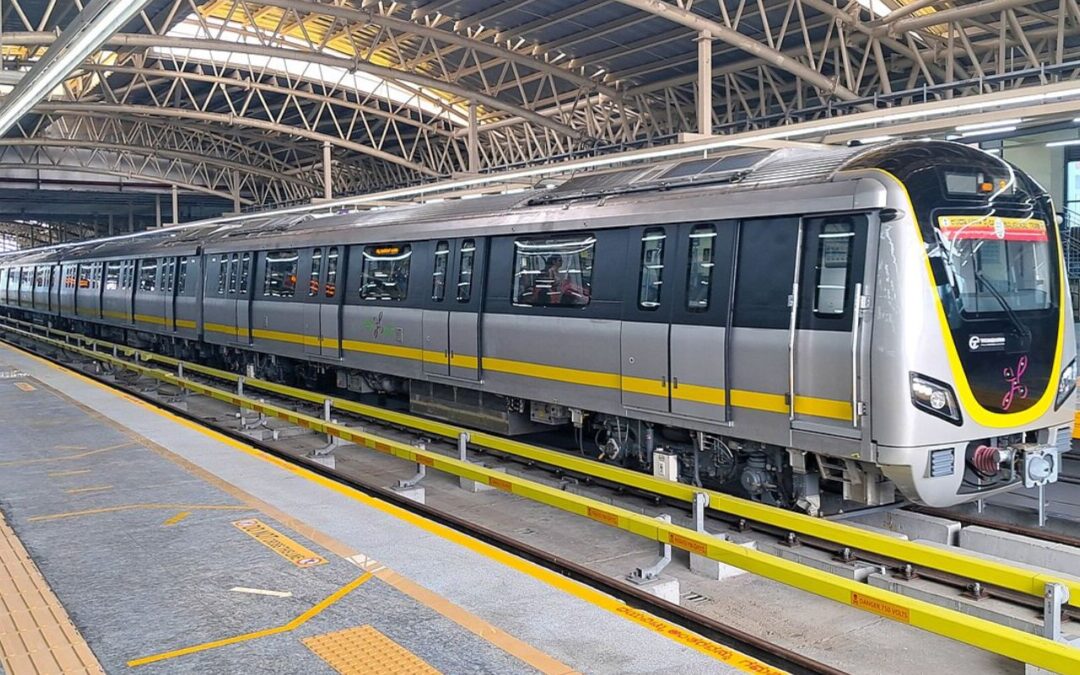 Yellow line metro