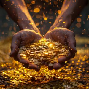 person-holding-gold-coin-that-has-gold-coins-it_1109006-131459