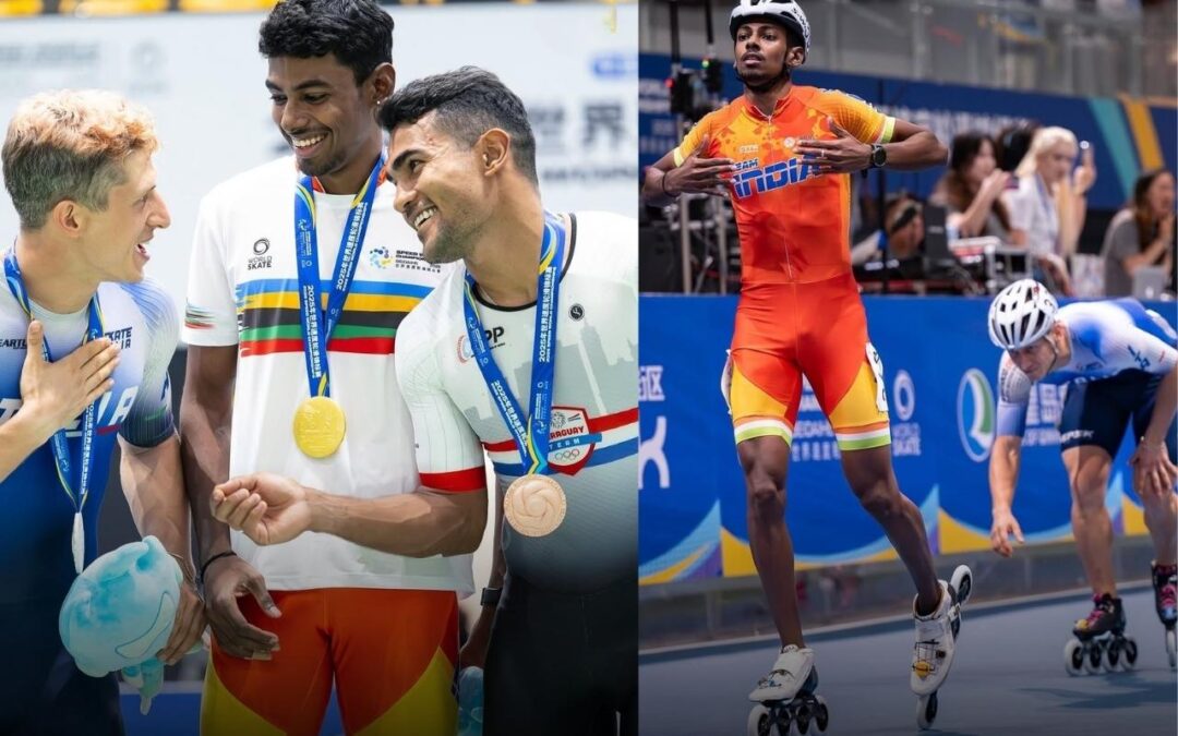 Anandkumar Velkumar 22 Year Old Wins India’s First-Ever Gold at the Speed Skating World Championships