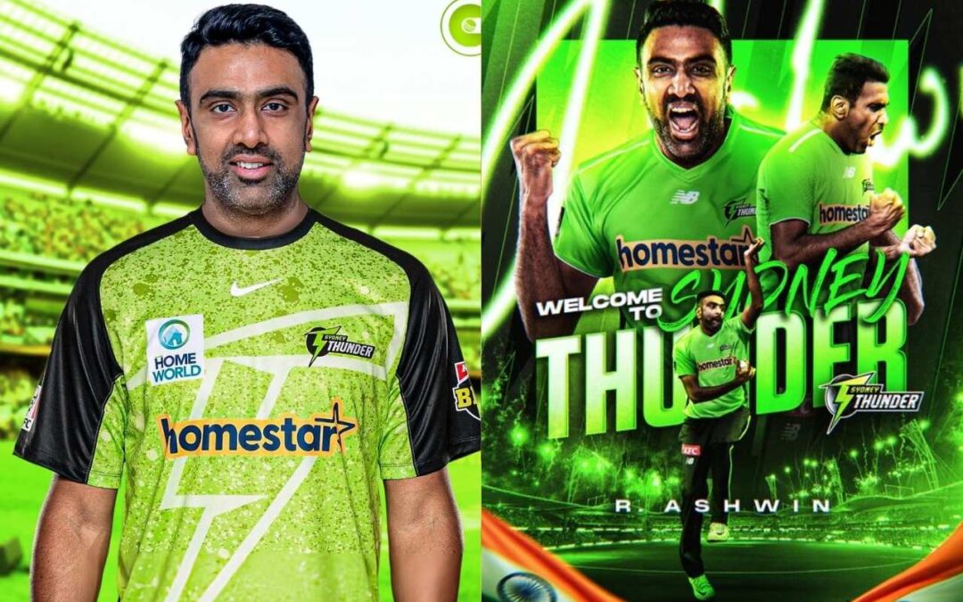 Official: R Ashwin Signs for Sydney Thunder and Becomes First Indian to Play in Big Bash League