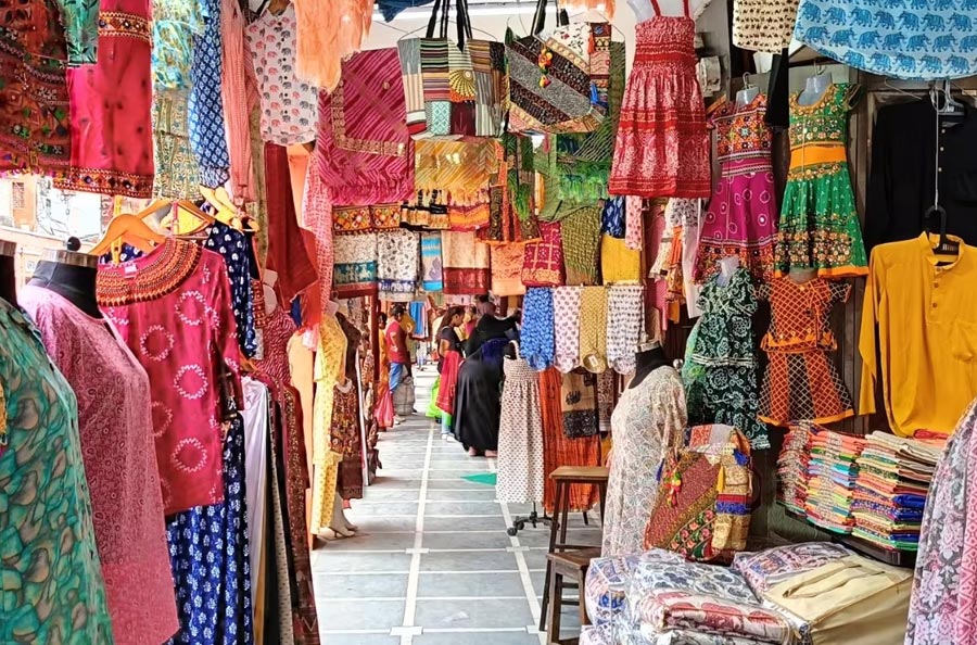 City - Street Shops in Jaipur - Image