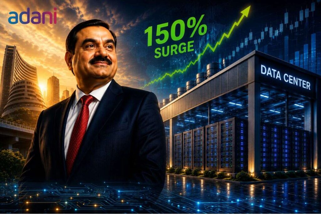 Adani’s Golden Hand: Stock Soars 150% Amidst Data Center Growth and ₹29,000 Cr Order Book 